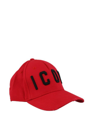 DSQUARED2: cappelli - Cappello da baseball Icon rosso