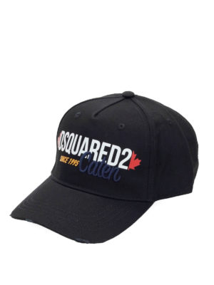 DSQUARED2: hats & caps - Logo lettering print baseball cap