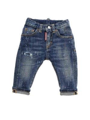 DSQUARED2: jeans - Baggy jeans in blue color