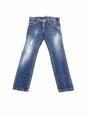 DSQUARED2: jeans - Clement jeans in delavè blue