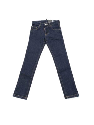 DSQUARED2: jeans - Skater jeans in dark blue