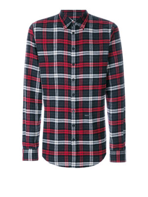 DSQUARED2: camicie - Camicia Check Relax Dan