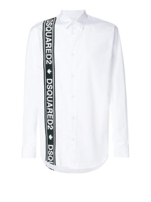 DSQUARED2: camicie - Camicia Stretch Tape Relax Dan