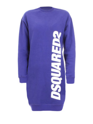 DSQUARED2: Kurze Kleider - Kurzes Kleid - Lila