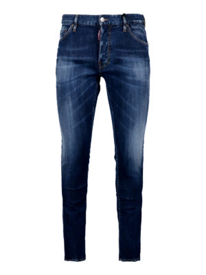 DSQUARED2: skinny jeans - Cool Guy faded skinny jeans