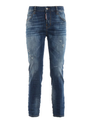 DSQUARED2: straight leg jeans - Cool Girl jeans