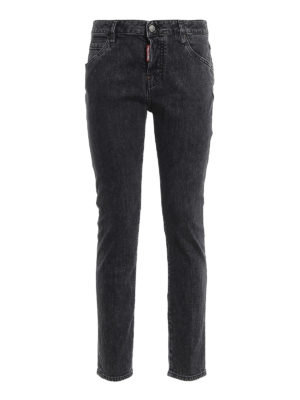 DSQUARED2: Straight Leg Jeans - Straight Leg Jeans - Schwarz