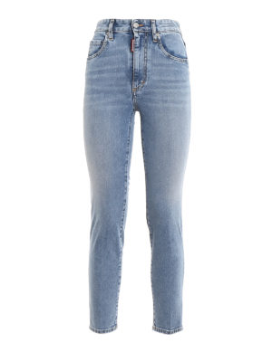 DSQUARED2: Jeans Rectos - Vaqueros Rectos - Lavado Claro