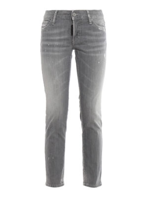 DSQUARED2: straight leg jeans - Jennifer Cropped jeans