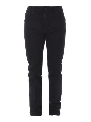 DSQUARED2: straight leg jeans - Mert & Marcus 1994 black jeans
