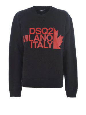 DSQUARED2: Sweatshirts und Pullover - Sweatshirt - Schwarz