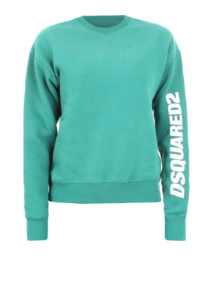 DSQUARED2: Sweatshirts und Pullover - Sweatshirt - Grün
