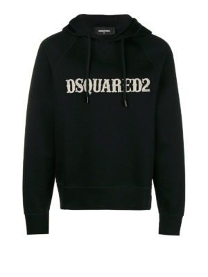 DSQUARED2: Felpe e maglie - Felpa con logo davanti