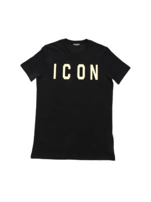 DSQUARED2: t-shirts - Icon T-shirt in black