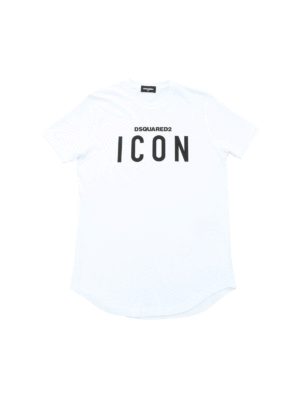 DSQUARED2: t-shirts - Icon T-shirt in white
