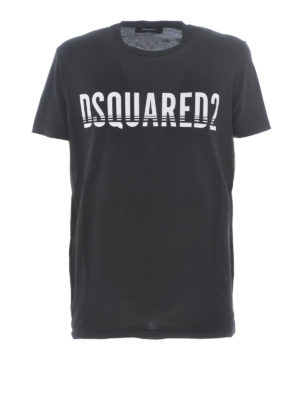 DSQUARED2: t-shirts - Logo lettering print T-shirt