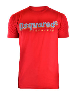 DSQUARED2: t-shirts - Logo print T-shirt