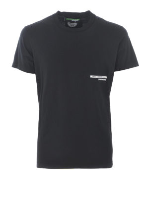 DSQUARED2: t-shirts - Mert & Marcus 1994 black slim T-shirt