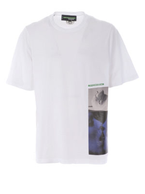 DSQUARED2: t-shirts - Mert & Marcus 1994 white over T-shirt