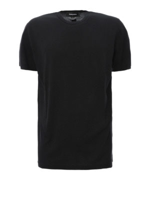 DSQUARED2: t-shirt - T-shirt con stampa sul retro