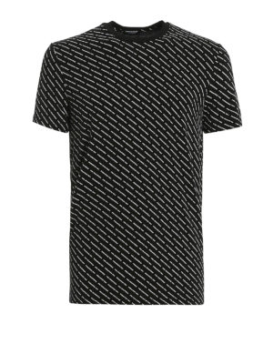 DSQUARED2: t-shirts - Slant logo T-shirt