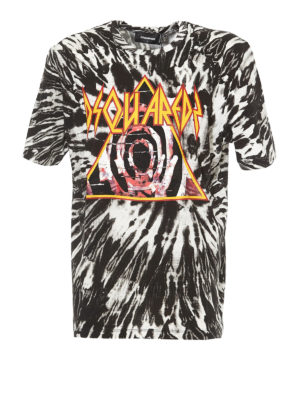DSQUARED2: t-shirts - Tie dye cotton T-shirt