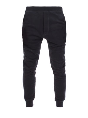 DSQUARED2: tracksuit bottoms - Rubber logo patch joggers