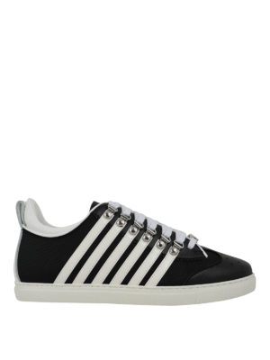 DSQUARED2: trainers - 251 box sole black sneakers