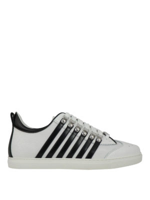 DSQUARED2: trainers - 251 box sole white sneakers