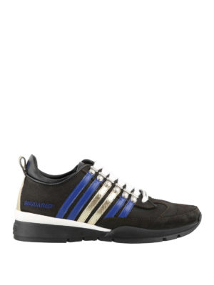 DSQUARED2: sneakers - Sneaker 551 nere e blu