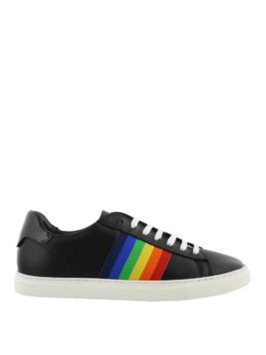 DSQUARED2: sneakers - Sneaker New Tennis Rainbow nere