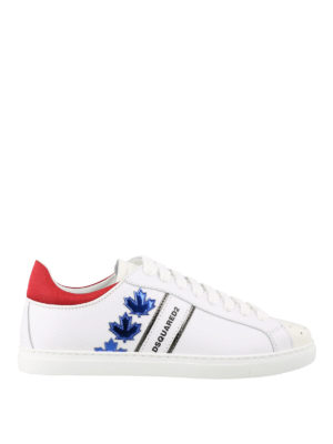 DSQUARED2: sneakers - Sneakers Canadian Team in pelle