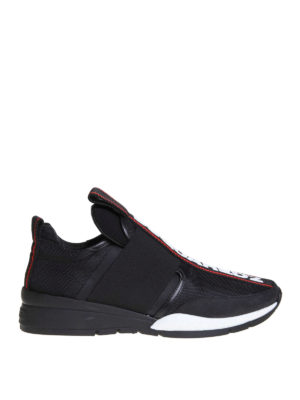 DSQUARED2: sneakers - Sneaker slip on in maglia stretch