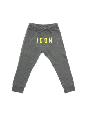 DSQUARED2: trousers - Icon trousers in dark grey