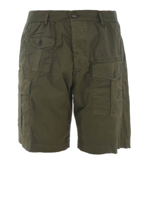 DSQUARED2: Shorts - Shorts - Verde Oscuro