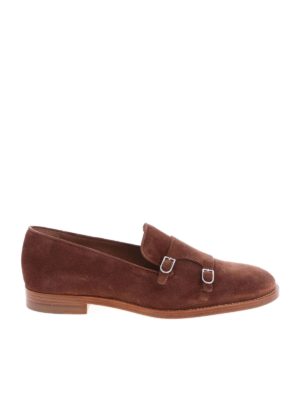 Edhèn Milano: lace-ups shoes - Park brown monk shoes