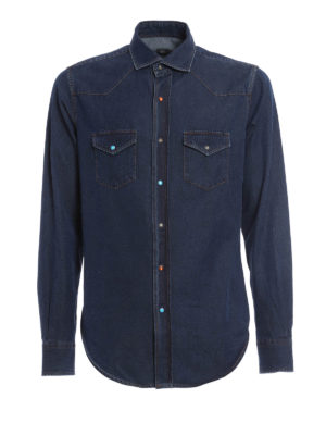 ELEVENTY: camicie - Camicia in denim