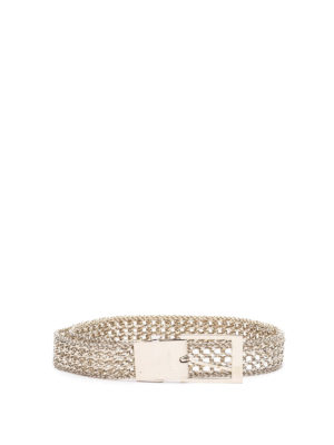 ELISABETTA FRANCHI: belts - Metal chain belt
