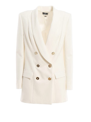 ELISABETTA FRANCHI: Blazer - Blazer - Blanco