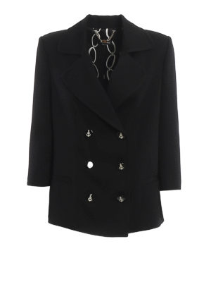 ELISABETTA FRANCHI: Blazer - Blazer - Negro