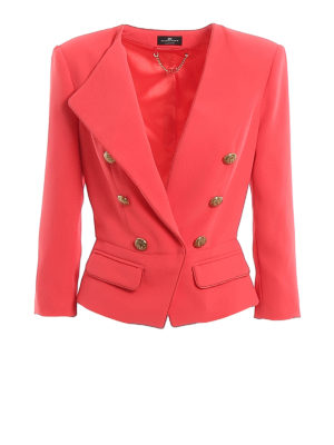 ELISABETTA FRANCHI: Blazer - Blazer - Rosado