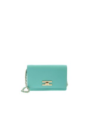 ELISABETTA FRANCHI: Bolsas bandoleras - Bolsa Bandolera - Verde