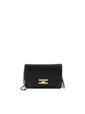 ELISABETTA FRANCHI: Bolsas bandoleras - Bolsa Bandolera - Negro