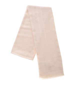 ELISABETTA FRANCHI: Bufandas y pañuelos - Bufanda - Crema