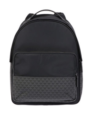 EMPORIO ARMANI: zaini - Zaino con dettagli stampa monogram