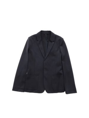 EMPORIO ARMANI: blazers - Blue fabric jacket