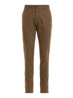 EMPORIO ARMANI: pantaloni casual - Pantaloni chino in fustagno