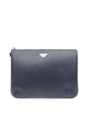 EMPORIO ARMANI: clutches - Faux leather clutch