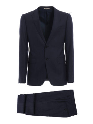 EMPORIO ARMANI: completi da cerimonia - Abito blu navy in lana