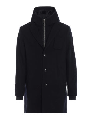 EMPORIO ARMANI: cappotti al ginocchio - Cappotto in misto punto roma